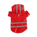 PU reflective pet dog raincoat wholesale